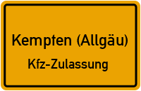 Zulassungstelle Kempten (Allgäu)